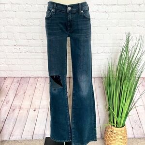 7 FOR ALL MANKIND The Original Low Rise Bootcut Dark Wash Jean—NWT—30